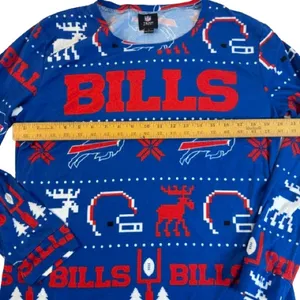 National Football League Buffalo Bills Blue Ugly Christmas Shirt thumbnail 3