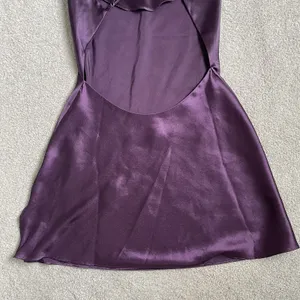 Victoria's Secret Lingerie Nightgown Dress Purple Silky 100% Polyester Size XS thumbnail 6