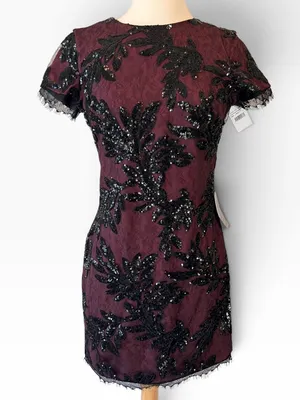 Dress the Population Valerie Sequin Lace Dress thumbnail 1