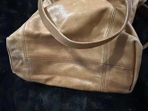 COACH Glove Tanned Cowhide Tote w/hangtag in Brown bag VINTAGE Made in USA thumbnail 4