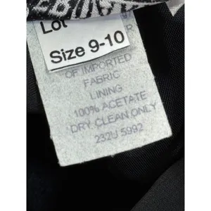 Vintage After Dark Black Sheer Overlay Maxi Skirt Size 9-10 Formal Evening Goth‎ thumbnail 8