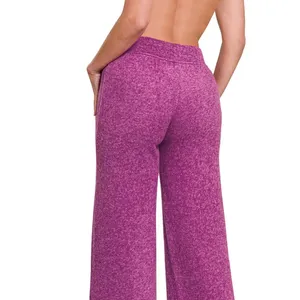 Zenana Soft ‎ Brushed Hacci Pants thumbnail 3