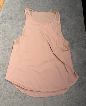Lululemon Light Pink strawberry sculpt tank top athletic thumbnail 1