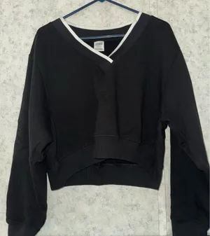 Victoria's Secret PINK Premium Fleece V-Neck Pullover thumbnail 1
