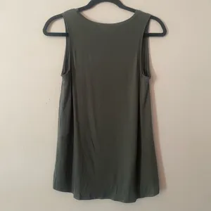 Joah Brown Gray Sleeveless Tank Top Loungewear Basic Women's size Medium / Large thumbnail 5
