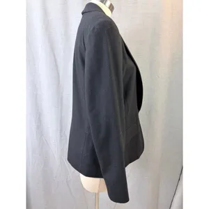 Vintage Pendleton Classic Virgin Wool Blazer Black Made USA Size 14 Fall‎ Autumn thumbnail 5