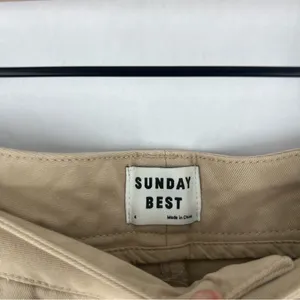 Sunday‎ Best Jaden Pant Khaki Chinos Mid Rise Straight Leg Organic Cotton Size 4 thumbnail 6