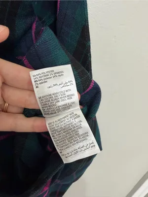 NEW Charter Club Wide Leg Crop Pants in Green, Blue, and Pink Plaid - Size 14 thumbnail 9