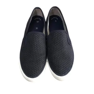 Sperry (8) Seaside Navy Emboss Woven Textured Elastic Slip On Loafer Shoe thumbnail 9