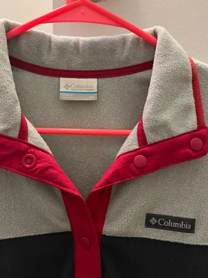 Columbia Two Tone Fleece Pullover Snap Jacket thumbnail 2