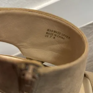 oasis society Chunky Heel Tan Size 7.5 thumbnail 6