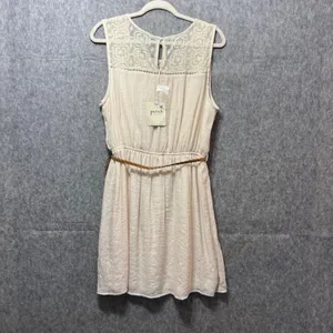 Perch by Blu‎ Pepper Lace Sleeveless Dress Belt Lined 1XL Boho Cottagecore thumbnail 6