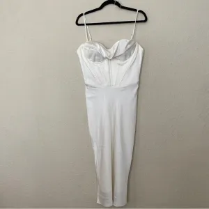 House of CB L‎ D-DD Myrna Ivory Corset Slip Dress white NWOT $269 thumbnail 5
