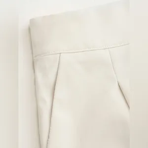 NWOT Cider Woven Mid Rise Solid Pocket Shorts Beige | TAGS CUT OUT SEE NOTES thumbnail 12