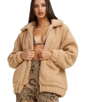 I.AM.GIA Pixie Sherpa Jacket Coat Women’s XS thumbnail 1