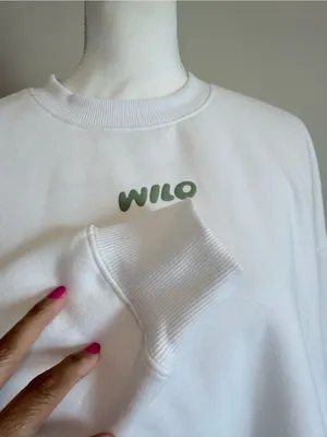 Wilo the Label wellness oversized Crewneck women's size small NWT thumbnail 8