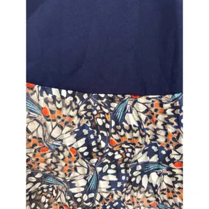 Hutch Navy Blue Butterfly Wing Print Hem Racerback Fit & Flare Dress 6 Whimsical thumbnail 9