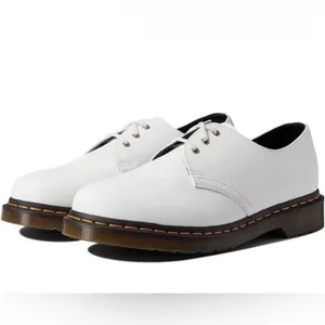 Dr. Martens 27214 Vegan Oxford Shoes Men's Size 6 Women's Size 7 White Leather thumbnail 6