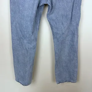 AGOLDE 90's Jean Blue Destroyed Denim Button‎ Fly Ripped Statement Size 28 thumbnail 8