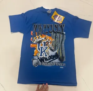 Vintage 90s Kentucky Wildcats T Shirt NWT Capitol Graphics USA NCAA Big Graphic M thumbnail 1