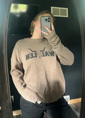 Oat Collective Wallen Crewneck Tan Size XL thumbnail 1