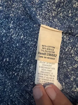 Ll bean cardigan M Blue Size M thumbnail 9