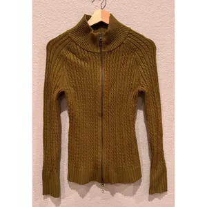 NEW Free People Eliza Cable Zip-Up Cardigan Size Small thumbnail 10