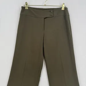 Bleu Blanc Rouge Pants Women 40 Green Wide Leg Dress Trousers Made in France thumbnail 3
