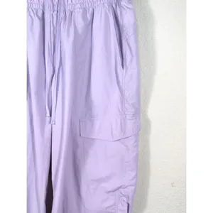 Old Navy Women’s HighWaisted AnkleZip Cargo Joggers Lavender Size Large Nylon thumbnail 7