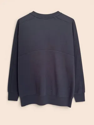Sweaty Betty Navy Crew Neck Sweatshirt thumbnail 5