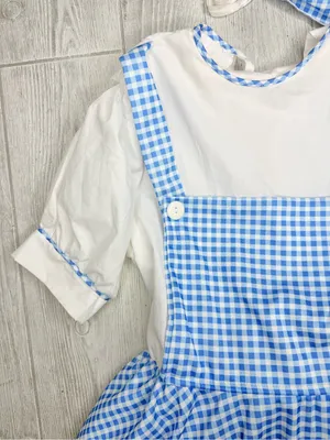 Rubies Dorthy wizard of Oz checked Halloween costume dress cosplay dress up OS thumbnail 4