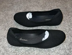 Black Slip On Flats NWT Size 7 thumbnail 8