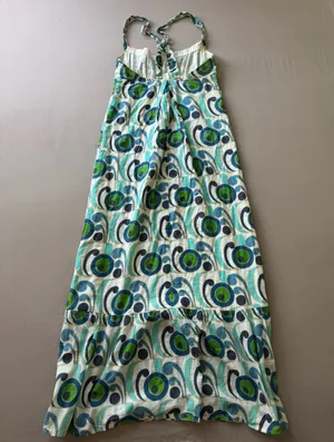 Vintage Notice Retro Printed Cotton Summer Dress thumbnail 3