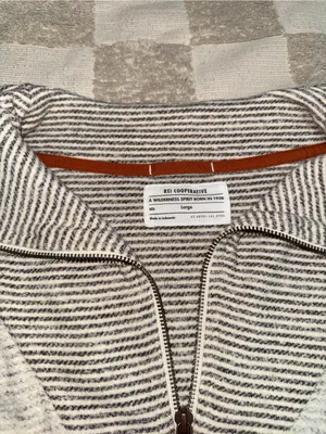 REI Co-Op Rangelands Quarter-Zip Fleece Pullover - Women's size L thumbnail 2