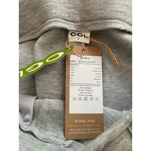 OGL FuzzLuxe Pant Straight Leg High Waist Pull On Heather Grey Size Small Tall thumbnail 7