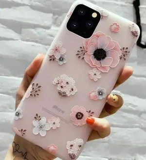 Iphone 12 pro max flower soft case Multi thumbnail 1