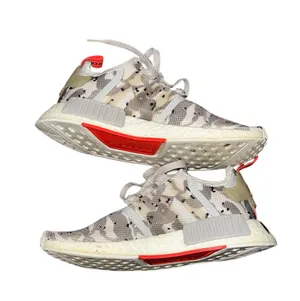 Adidas NMD R1 chalk white/gray camo running shoes thumbnail 3