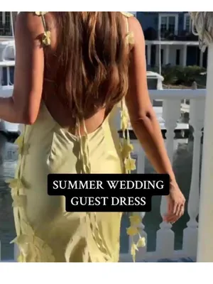 NBD Inaya Gown in Butter Yellow thumbnail 3