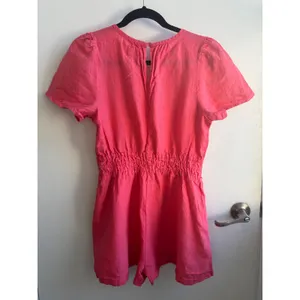 Anthropologie The Somerset‎ Romper Linen Edition small boho vacation festival thumbnail 6