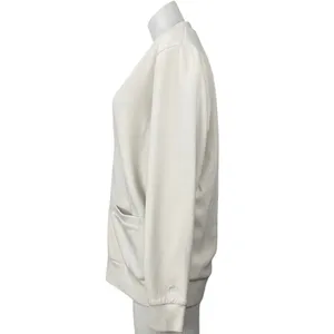 Greyson Women's White Long Sleeve V Neck Button Down Cardigan Sweater Size S thumbnail 2