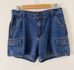 Vintage Riders Cargo Jean Shorts thumbnail 1