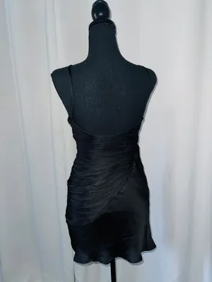ZARA Dress Color Black thumbnail 2
