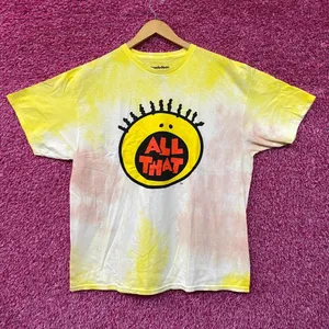 Nickelodeon Tie dye All that Tv Show Promo tie dye Tshirt size extra large thumbnail 1
