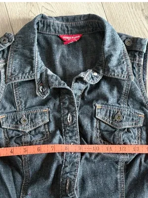 Guess Sleeveless Denim Midi Dress thumbnail 4