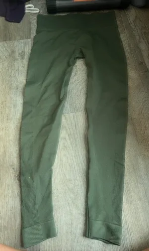 Set active green leggings size small thumbnail 1
