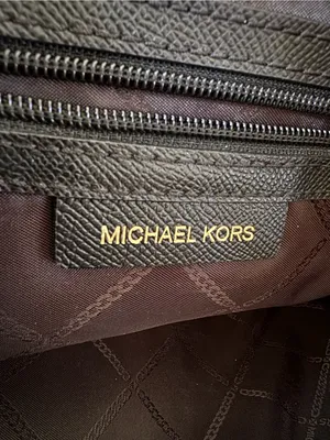 Michael Michael Kors Voyager Medium Crossgrain Leather Tote Bag Black thumbnail 15