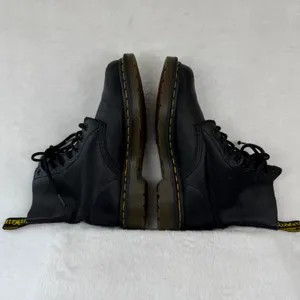Dr. Martens 1460 Pascal Black Virginia Leather Lace Up Combat‎ Boots Womens 7 thumbnail 8