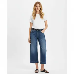 7 For All Mankind Dojo Crop Capri Denim Blue Jeans 24 thumbnail 8