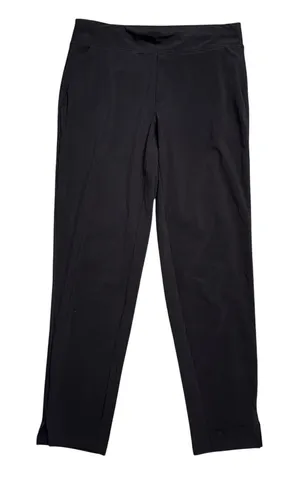 Athleta Chelsea Tapered Pants Womens 2 Black Excellent‎ Ribbed Stretch Active thumbnail 1