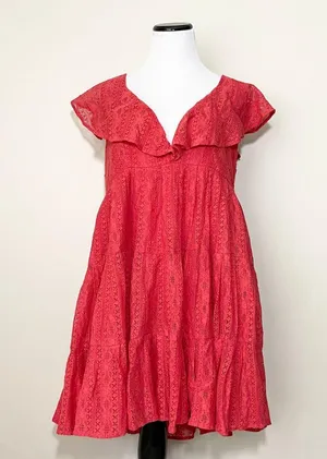 Free People Undone Lace Mini Dress thumbnail 1